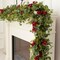 6.3FT Christmas Garland with LED String Lights (144 With String Light)